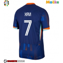 Moške Nogometnih dresov Nizozemska Xavi Simons #7 Gostujoči EP 2024 Kratki rokavi